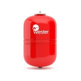 Мембранный бак Wester  18л для отопления (красный)