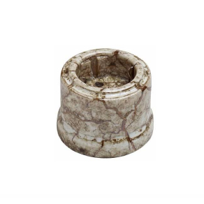 Розетка 1-м ОП ЛИЗЕТТА 16А с заземл.IP20 керамика мрамор BIRONI B1-101-09