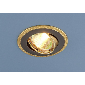 Точечный светильник 870A GU/G (черный / золото)
