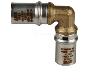 SFP-0009-001616 STOUT Угольник  90° 16х16 для металлопластиковых труб прессовой