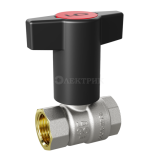 Шаровой кран латунный 3/4" ВР, Т-рукоятка, LD Pride 47.20.В-В.ТР