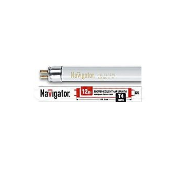 Лампа люминесцентная 94 102 NTL-T4-12-840-G5 12Вт T4 4200К G5 Navigator 94102