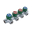 SMB-6850-343404 STOUT Коллектор регулирующий 3/4", 4 отвода 3/4"ЕК