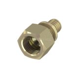 Соединение прямое с внутренней резьбой, 16 × Rp 1/2" латунь 765002 TECE