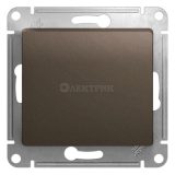 Механизм переключателя перекрестного 1-кл. СП Glossa 10А IP20 (сх. 7) 10AX шоколад. SchE GSL000871