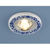 Керамический светильник 9035 керамика бело-голубой (WH/BL)