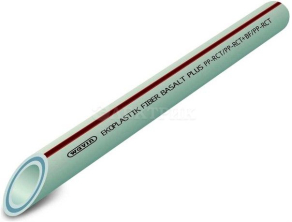 STRFB040TRCT Ekoplastik ППР труба FIBER BASALT PLUS S3,2 40x5,5 (4,0м)
