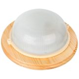 Светильник НБП 03-60-0011 УХЛ4 "Открытый" 230В 60Вт 1302D круг клен Camelion 14090