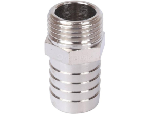 SFT-0067-001220 STOUT Штуцер НР никелированный 1/2"x20