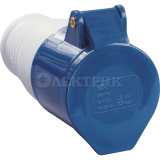 Розетка каб. 32A 2P+PЕ 220В IP44 ССИ-223 ИЭК PSR21-032-3