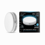 Лампа светодиодная GX53 8Вт таблетка 4100К белый GX53 690лм 150-265В GAUSS 108008208