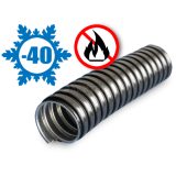 Металлорукав в ПВХ изоляции МРПИ НГ 22 d22мм без протяжки черн. (уп.50м) ГОФРОМАТИК zeta42231