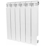 SRA-2310-050012 STOUT ALPHA 500 12 секций радиатор алюминиевый боковое подключение (белый RAL 9016)