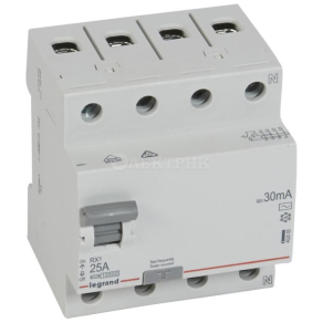402062  RX3 ВДТ 30мА 25А 4П AC