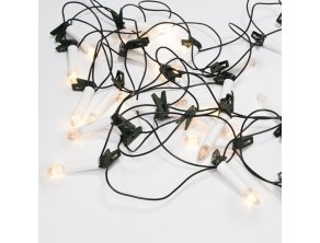 Гирлянда "Свечи" 20LED тепл. бел. 4м провод темно-зел. Neon-Night 303-083