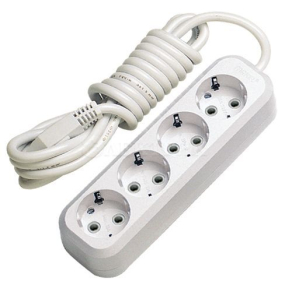 Удлинитель 4х3м с заземл. 16А IP20 MAKEL MGP153