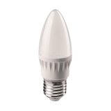Лампа светодиодная 71 631 OLL-C37-6-230-4K-E27-FR 6Вт свеча 4000К бел. E27 470лм 176-264В ОНЛАЙТ 716