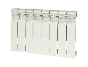 ROMMER Profi 350 (AL350-80-80-080) 8 секций радиатор алюминиевый (RAL9016)