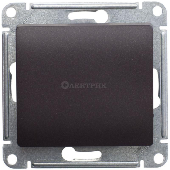 Механизм переключателя 1-кл. СП Glossa 10А IP20 (сх. 6) 10AX шоколад. SchE GSL000861