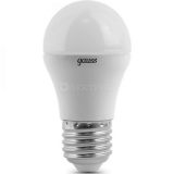 Лампа светодиодная 6.5Вт шар 4100К белый E27 550лм 150-265В GAUSS 105102207