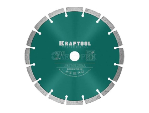 Диск алмазный сегментный по железобетону и бетону KRAFTOOL Universal 230х22 мм 36680-230