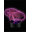Светильник светодиодный NL-403 "Машинка" 3Вт RGB USB настольный ночник фиолет. Camelion 14561