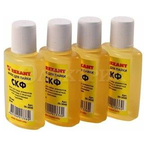 Флюс для пайки СКФ спирто-канифольный 30мл Rexant 09-3640