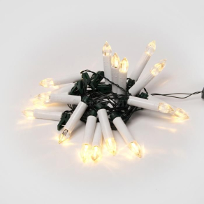 ULD-S0400-020/SGA WARM WHITE IP20 CANDLES Гирлянда светодиодная с конт.Свечки 4м