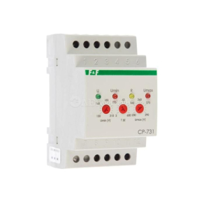 Реле напряжения CP-731 (трехфазный; микропроцессорный; контроль верхнего и нижнего значений напряжен