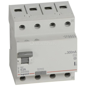 402072  RX3 ВДТ 300мА 63А 4П AC