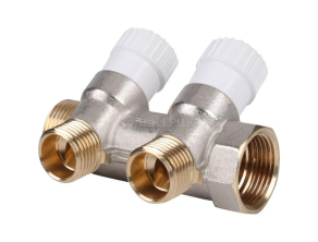 SMB 6851 341202 STOUT Коллектор распределительный 3/4", 2 отвода 1/2"