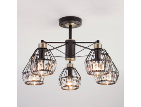 Потолочная люстра Eurosvet 70075/5 черный