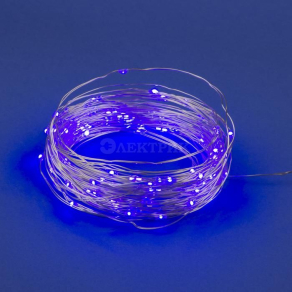 ULD-S1000-100/SCB/3AA PURPLE IP20 NEW Гирлянда светодиодная на батарейках 3АА.10м 100светод