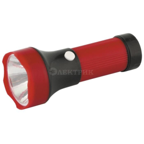 Фонарь 3102-ТН (1LED 1 реж 3XR6; блист-пакет; красн. ) Ultraflash 11786