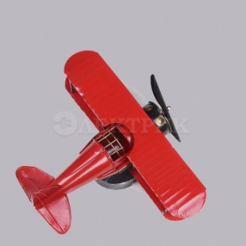 Бра MBJ088/1 "Самолёт" красный 1х5W