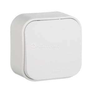 782200  Выключатель 10 A - 250 B~ - Quteo IP 20 - Белый