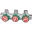 SMB-6850-341203 STOUT Коллектор регулирующий 3/4", 3 отвода 1/2"