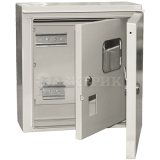 Корпус щита учета под 1-ф счет. ЩУ-1/1-1 IP54 ИЭК MKM51-N-04-54