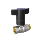 Шаровой кран латунный 3/4" ВР- НР, Т-рукоятка, LD Pride 47.20.В-Н.ТР