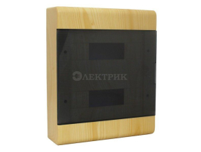 Щиток ОП Тусо 24мод. с двер. 370х302х95мм IP40 сосна на светл. основе Рувинил 68324-27М