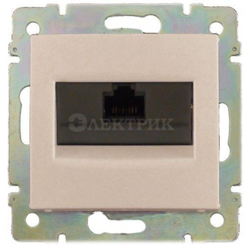 Механизм розетки информ. 1-м СП Valena RJ45-ISDN/интернет сл. кость Leg 774341