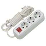 Удлинитель 3х2м с заземл. 16А IP20 с выкл. MAKEL MGP212