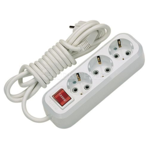 Удлинитель 3х2м с заземл. 16А IP20 с выкл. MAKEL MGP212
