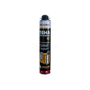 Ultima pro 65 Зима пена монтажная профессиональная 820 ml Ultima