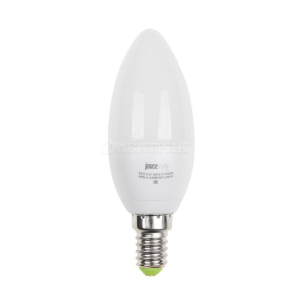 Лампа светодиодная PLED-ECO-C37 5Вт E14 4000K 400лм 230В/50Гц JazzWay 4690601036865