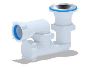 Сифон для душевого поддона АНИ 1 1/2' х 40 регулируемый