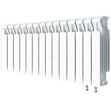 RIFAR MONOLIT VENTIL 500 MVR 14 секций радиатор биметаллический нижнее правое подключение (белый RAL 9016)