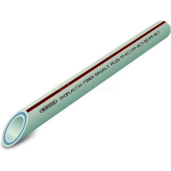 STRFB025TRCT Ekoplastik ППР труба FIBER BASALT PLUS S3,2 25x3,5 (4,0м)