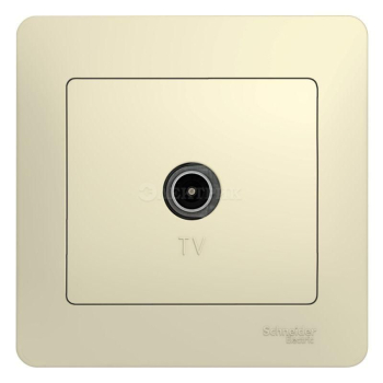 Коннектор TV антенны Glossa в сборе беж. SchE GSL000296