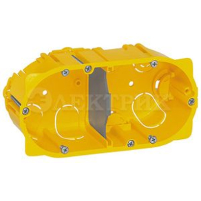 Коробка встр. для сух. перегор. 2п глуб. 50мм Batibox Leg 080052